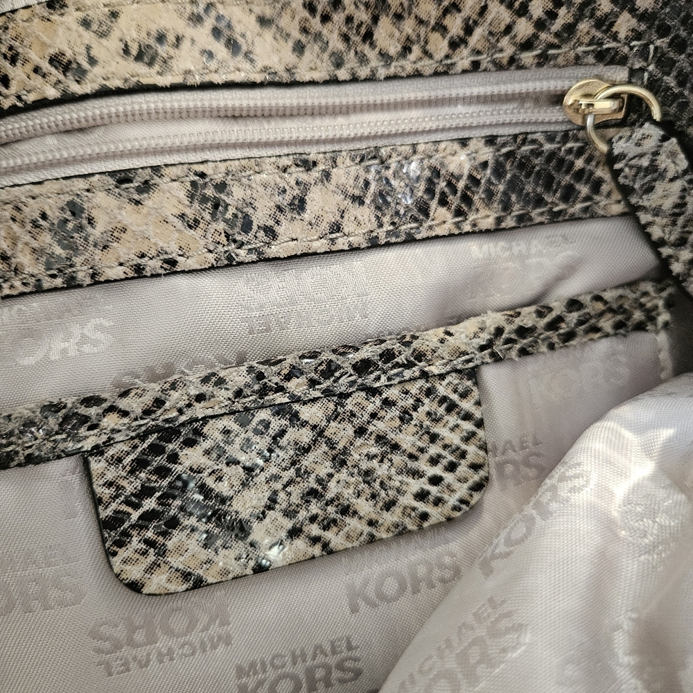 Michael Kors Python Snakeskin Tote Bag - Picture 8 of 15